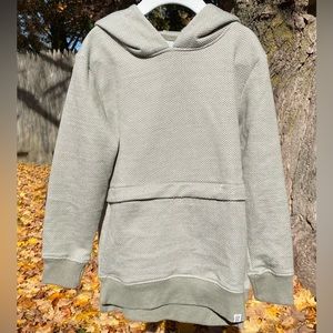 Hoodie with front zipper pocket